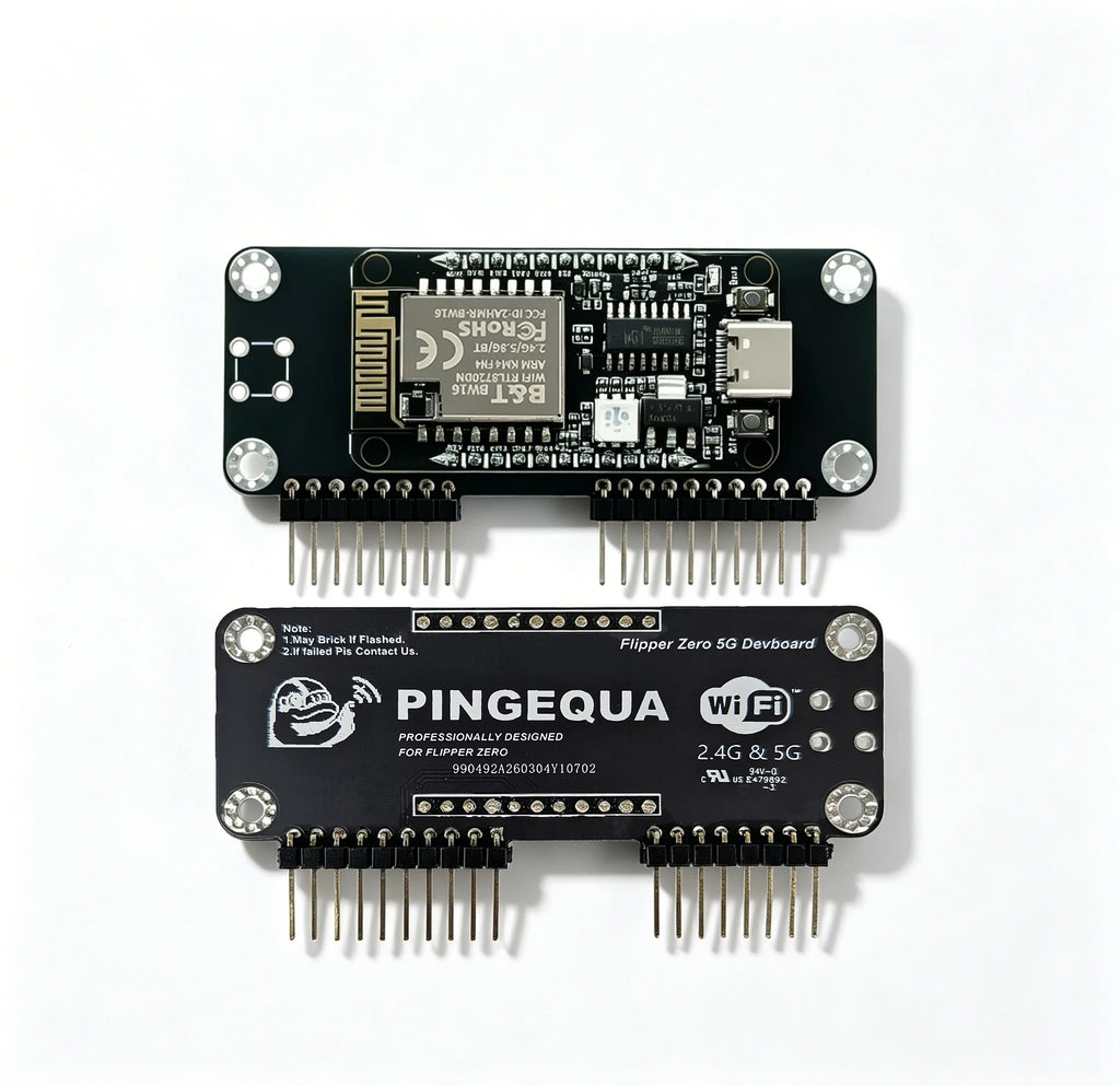 Flipper Zero Dual-Band 2.4G&5G WiFi Devboard, Preloaded Firmware, RTL8720DN (BW16) GPIO Module, Long-Range IoT Network Analysis