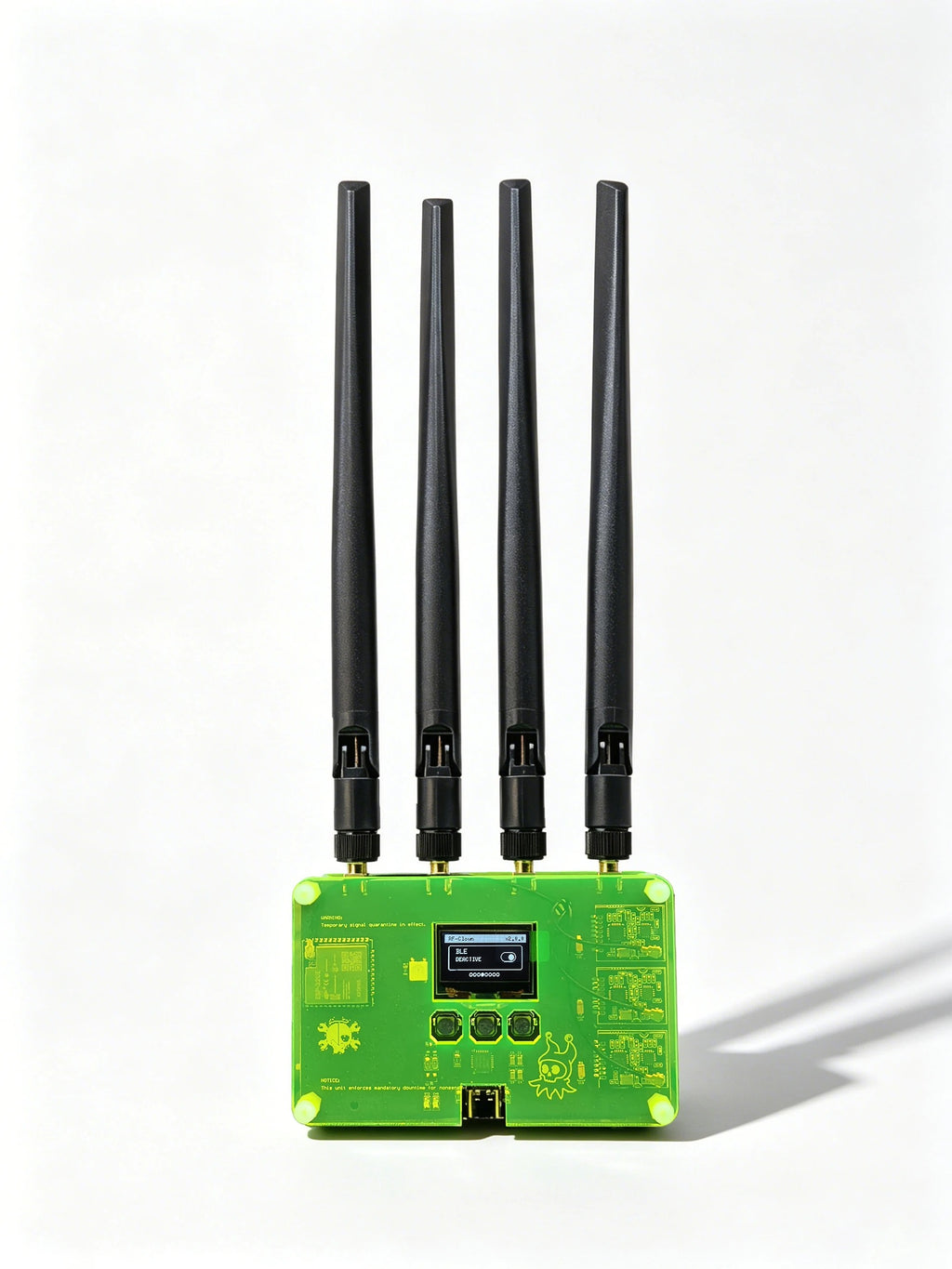Finished New RF CLOWN V2.0 ESP32 Wireless Security Tester Kit, 3 NRF24L01 BLE Bluetooth Analyzer, Pentesting Tool with OLED