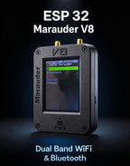 ESP32 Marauder V8 Device ESP32-C5 Dual Band WiFi, Bluetooth, GPS, Supports 2.4G&5G Signal For data analysis and penetration test