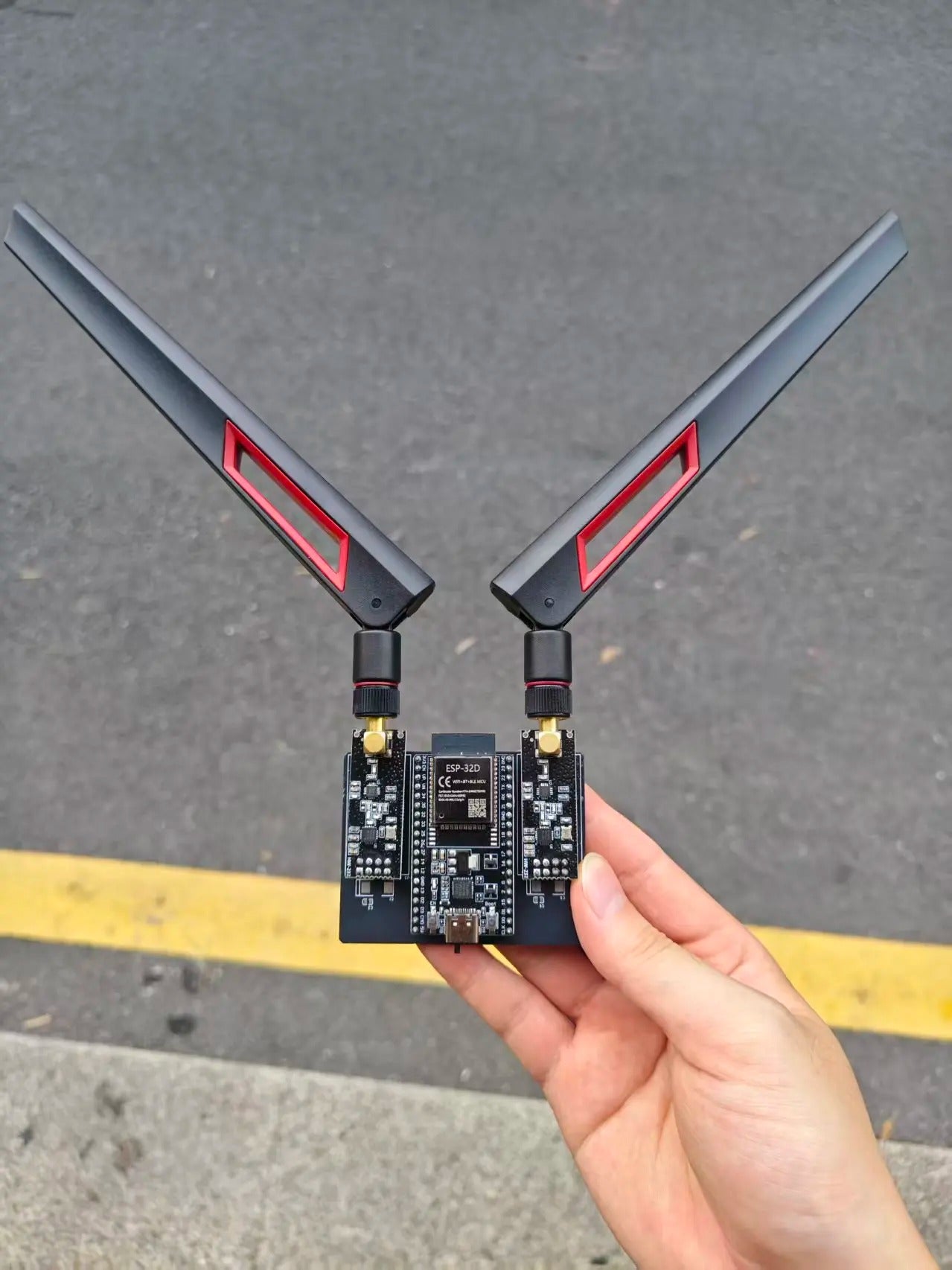 New ESP32 DevKitC + NRF24L01 PA LNA 2.4GHz Module Development Board Supports Wifi Bluetooth Blocker Signal And Upgraded Antenna