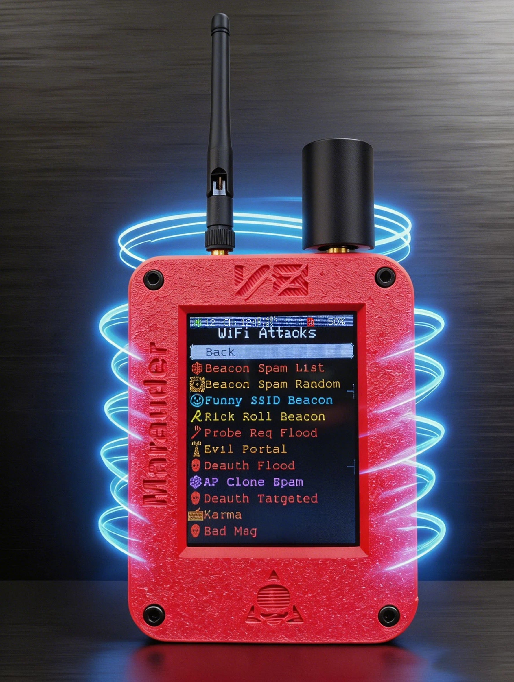 ESP32 Marauder V8 ESP32-C5 Device 2.8 Inch Touch Display Dual Band WiFi Bluetooth GPS Support 2.4G & 5G Signal Wireless Tool