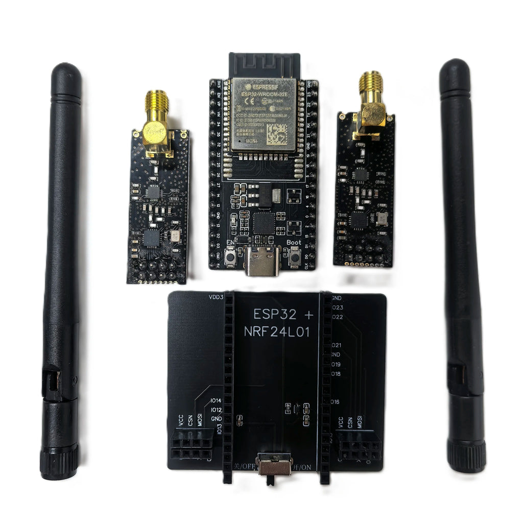New ESP32 DevKitC + NRF24L01 PA LNA 2.4GHz Module Development Board Supports Bluetooth Blocker Signal And Wifi Support