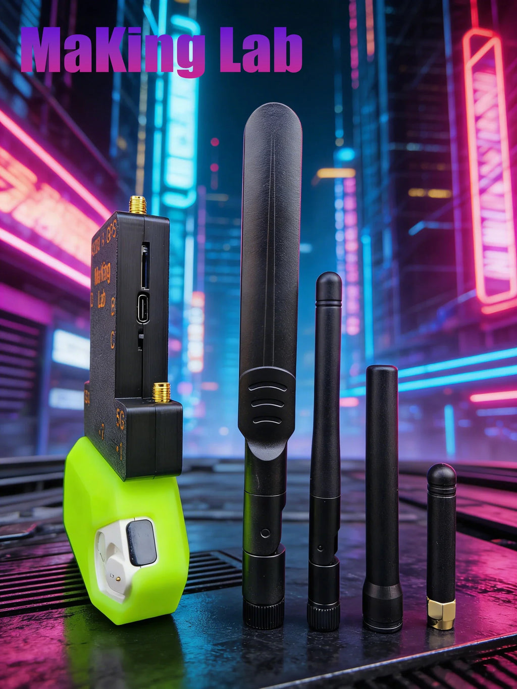 Flipper Zero 5Gwifi Module 4-in-1: 433M (CC1101) / ESP32-C5 Predator Module / GPS Positioning Module / 2.8-inch Screen Predator