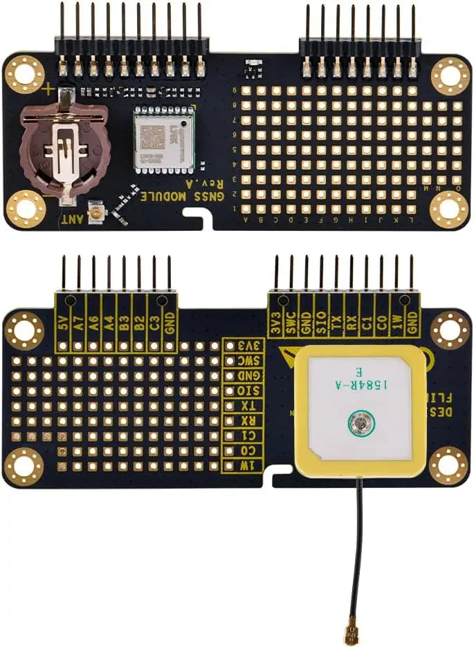 GNSS Module Receiver for Flipper Zero,Supports GPS, BeiDou (BDS), GLONASS and QZSS Systems, with Active GNSS Antenna